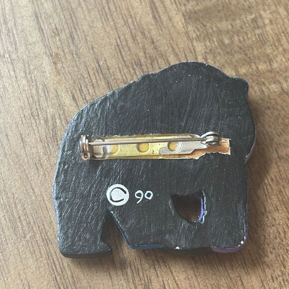 Vintage Panda Bear Brooch Pin! - Picture 2 of 6